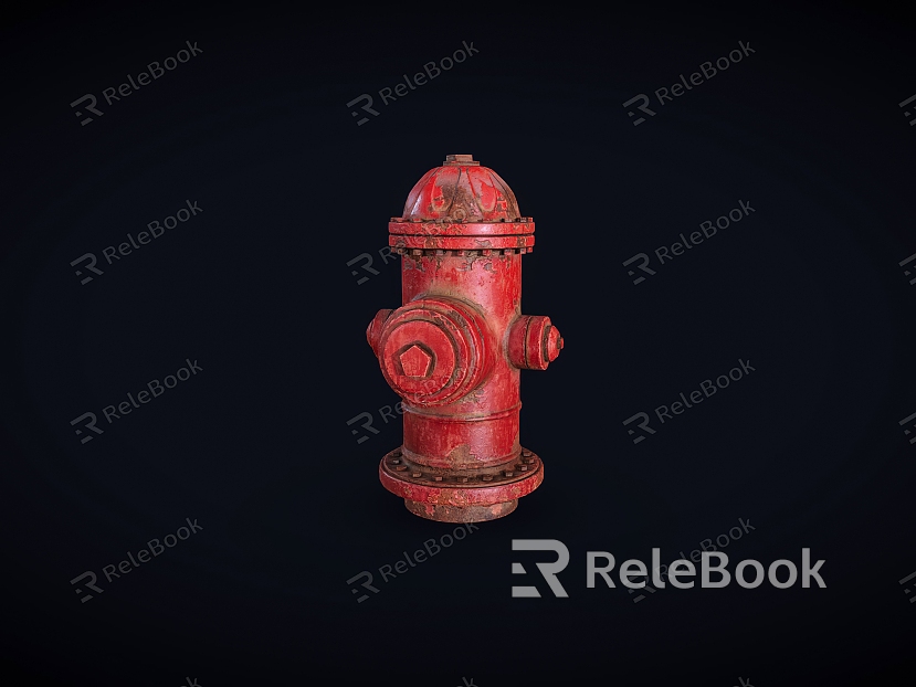 Old fire hydrant model