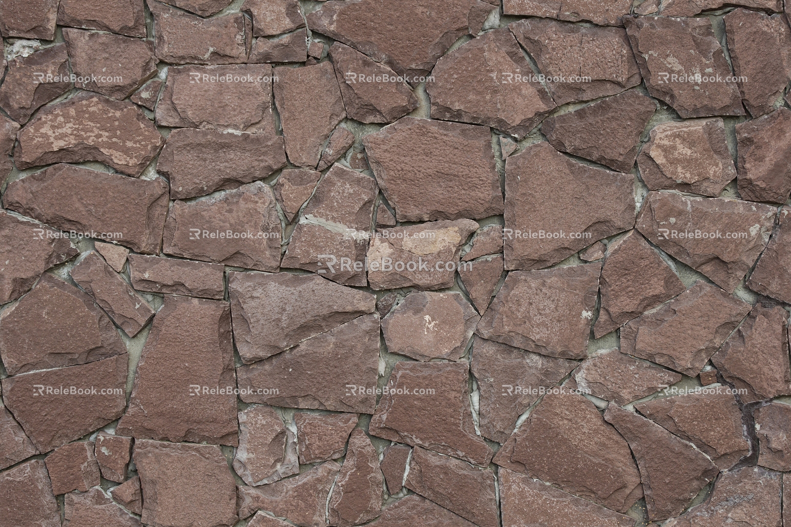 wall tile rubble material 3d model