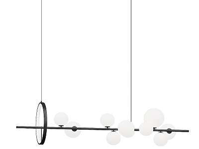 Modern minimalist chandelier model