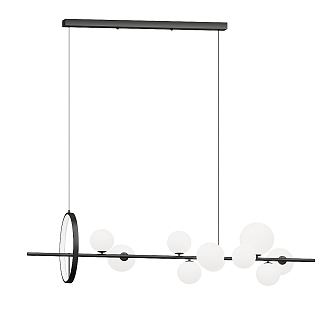 Modern minimalist chandelier 3d model