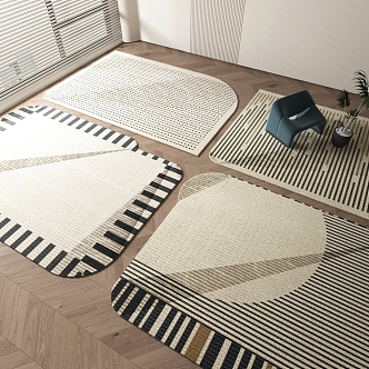 Modern Carpet 3d model