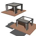 Modern Wooden Pergola Designs With Open Structure And Various Angles For Outdoor Spaces