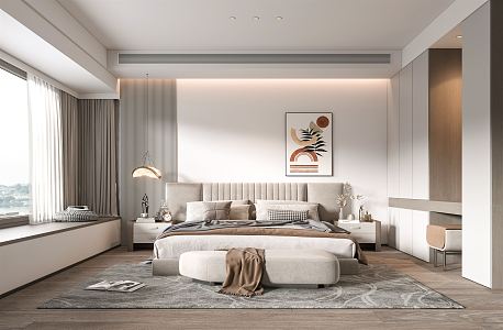 Modern Bedroom 3d model