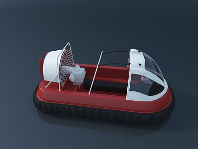 modern rail maglev train 3d model