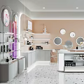 Elegant Specialty Boutique Interior With Modern Display Racks And Luxury Decor Elements