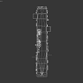 Aircraft Carrier With Flight Deck And Island Structure For Military Operations