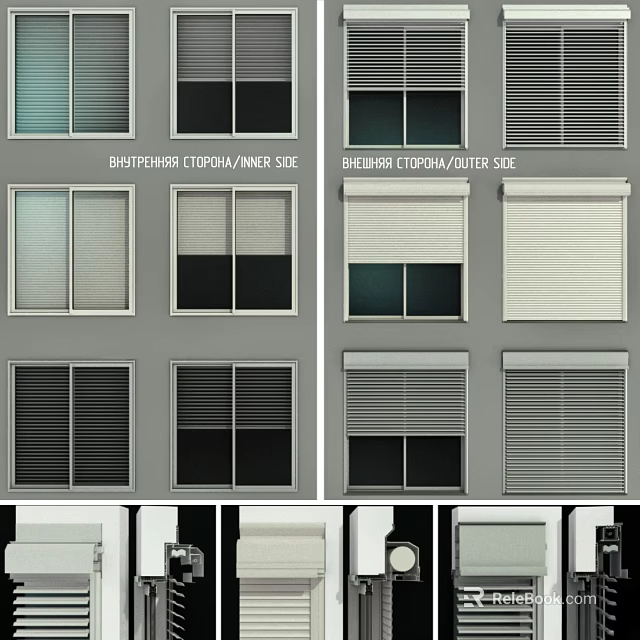 Modern Casement Door Designs With Aluminum Frames And Glass Panels For Home 3d model 