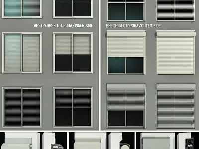 Modern Casement Door Designs With Aluminum Frames And Glass Panels For Home 3d model