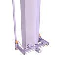 Heavy Duty Industrial Equipment With Metal Frame Motor Wheels And Vertical Support Columns