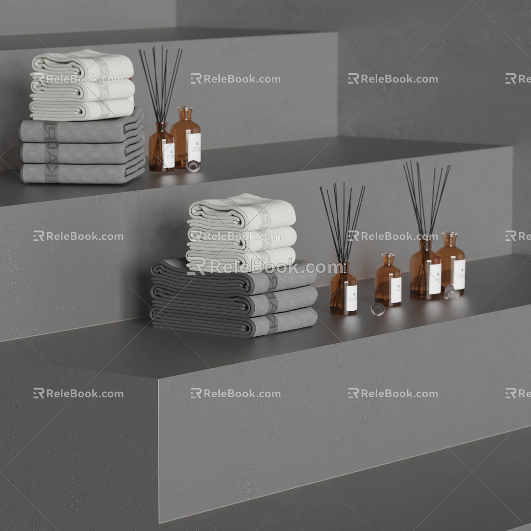 Minotti toiletries 3d model