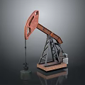 Automotive Fuel Pump Mechanical Components As Essential Car Parts With Metal Frame Structure