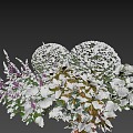 winter winter shrubs snow shrubs snow shrubs shrubs ball snow snow snowfall grass snow 3d model