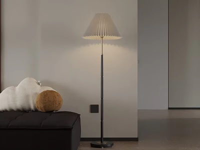 Stylish Floor Lamp Illuminating Modern Living Space 3d model