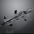 Modern Sleek Black And White Watercraft With High Speed Aerodynamic Design