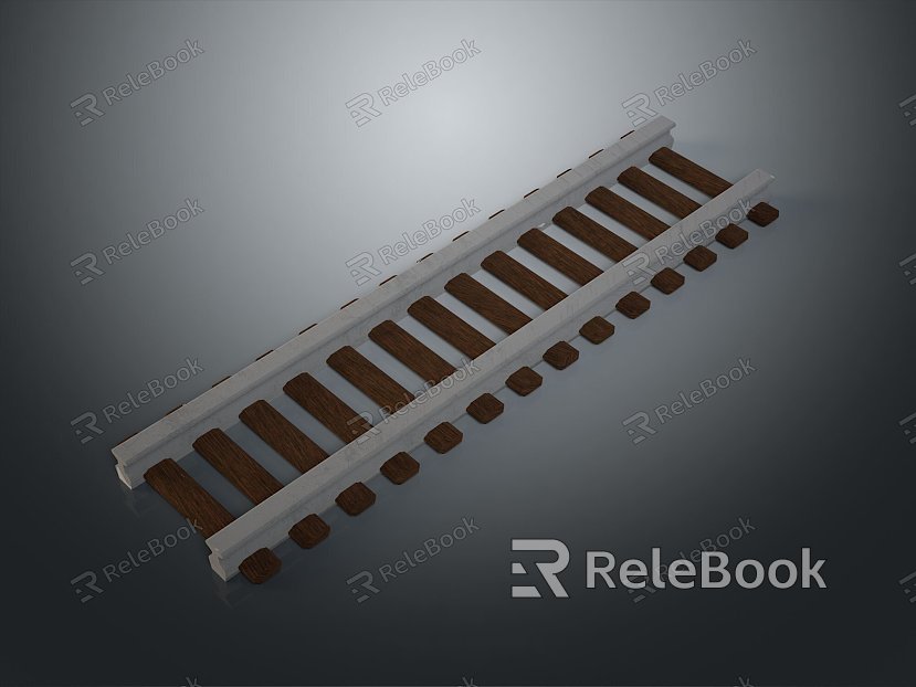 Tracks Cartoon Tracks Animation Tracks Railways Realistic Railways model