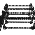 Industrial Metal Truss Framing Structure With Heavy Duty Steel Construction Equipment