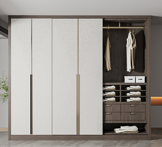 Modern wardrobe 3d model