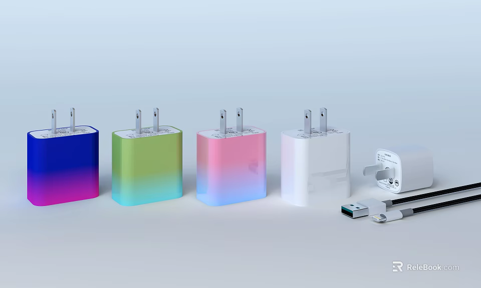 Modern Switch Panel With Gradient Color Options And Sleek Design For Home Decor 3d model 