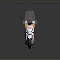 Motorcycle Two-wheeled Motorcycle Cross-country Motorcycle Road Race Motorcycle Motor Vehicle Transport 3d model