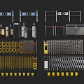 Different Types Of Security Gate Barriers Featuring Access Control And Retractable Models