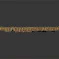 Two Building Roof Tile Structures With Wooden Texture And Long Short Shapes