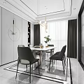 Modern Elegant Living Dining Room Interior Design With Sofa Coffee Table And Chandelier