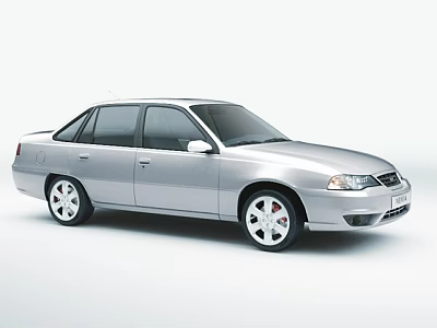 Silver Sedan Car with Modern Design Sleek Body and Alloy Wheels 3d model