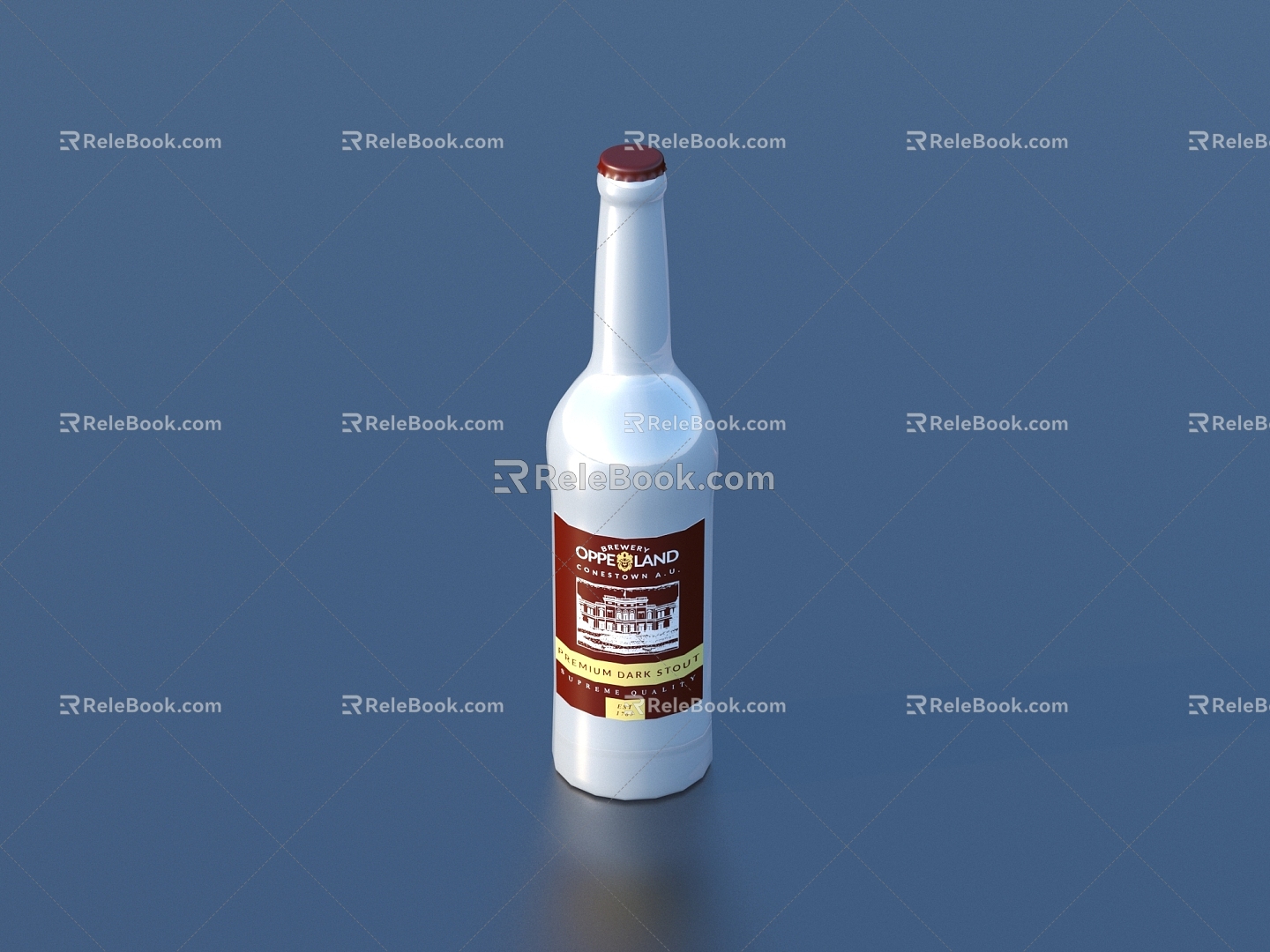 Bottle Beverage Beer 3d model