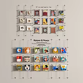 E E Cummings Poetry Line Nature Peace Themed Wall Art Display With Colorful Cards