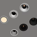 Modern Downlights And Spotlights With Different Shapes And Finishes For Interior