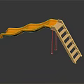 Modern slide children'slide 3d model