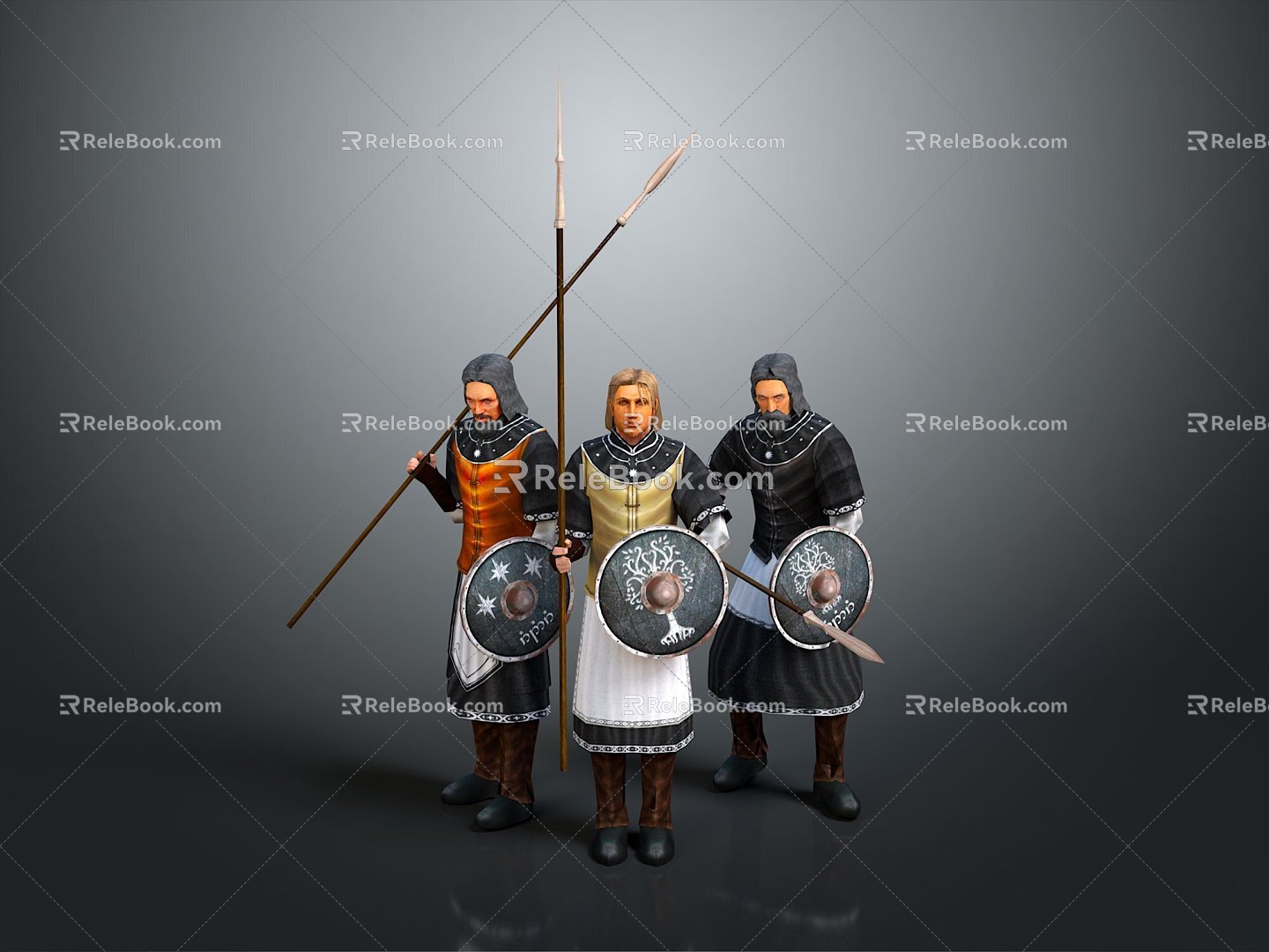 Western Samurai Western Warrior Western Hero Western Warrior Knight Hero Ancient Warrior Paladin 3d model