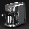 Stainless Steel Tefal Espresso Coffee Machine With Milk Frother And Control Panel