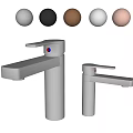 Modern Chrome Bathroom Faucets With Various Color Choices And Sleek Design