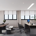 Modern General Manager Office 3d model