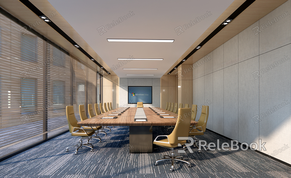 Modern Meeting Room Meeting Tables and Chairs model