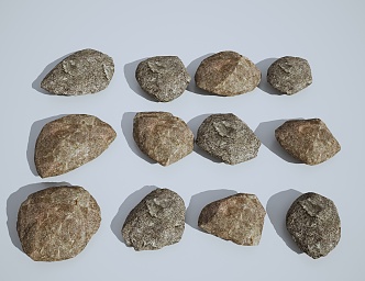 Modern Stone 3d model