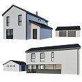 Modern Functional Industrial Workshop Exterior Design With Steel Structure And Large Windows