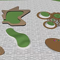 Modern Tree Pool Landscape Tree Pool 3d model