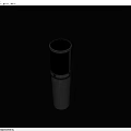 Sleek Silver Cylindrical Microphone With Mesh Top And Smooth Surface For Daily Use