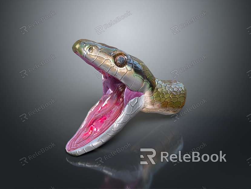 snake cobra venomous snake python reptile cold-blooded animal reptile reptile model