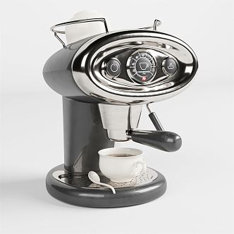 Modern coffee machine 3d model