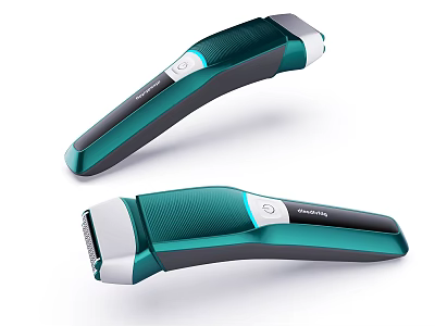 Modern Teal Remington Electric Shavers Bathroom Accessories with Sleek Design 3d model