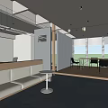 Modern Public Office Space With Open Layout Sofa Seating And Large Windows