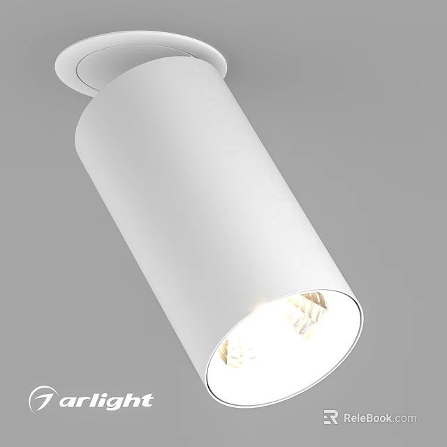 Energy Saving White Modern LED Downlight Spotlight Ceiling Mounted Lighting Fixture 3d model 
