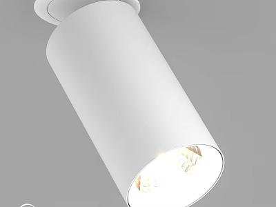 Energy Saving White Modern LED Downlight Spotlight Ceiling Mounted Lighting Fixture 3d model