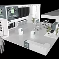 Modern Exhibition Booth Design For s|e Audio Technik With Display Areas And Tables