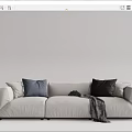 Modern Multiplayer Sofa 3d model