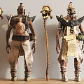 Modern Wizard Game Characters 3d model