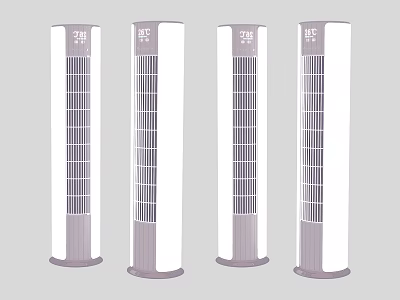 Electrical air conditioning fan 3d model